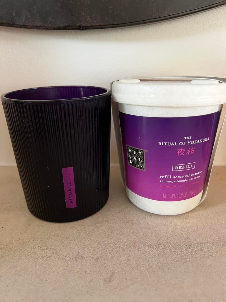 Rituals Yozakura refill geurkaars & geurkaarshouder Nieuw!, Ophalen of Verzenden, Nieuw