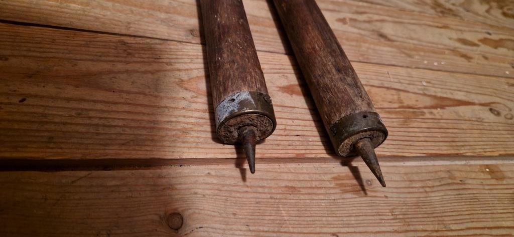 Antieke prikstokken voor het sleeën, Ophalen of Verzenden