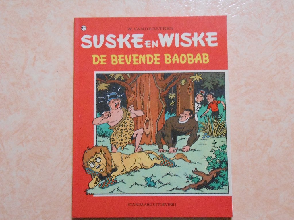 Suske en Wiske 152 De bevende baobab 1974 1 ste druk., Boeken, Stripboeken, Willy Vandersteen, Eén stripboek, Nieuw, Ophalen of Verzenden