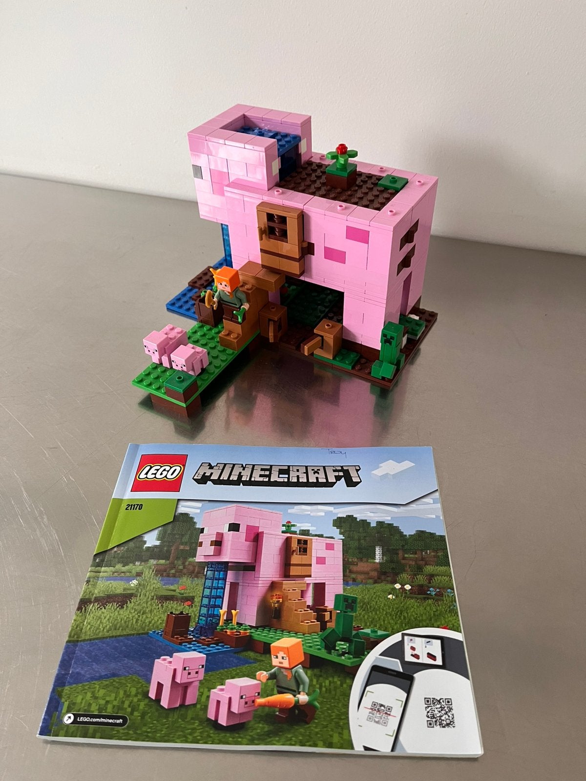 Lego set Minecraft 21170 het Varkenshuis, Minecraft, Lego, Ophalen of Verzenden, Zo goed als nieuw