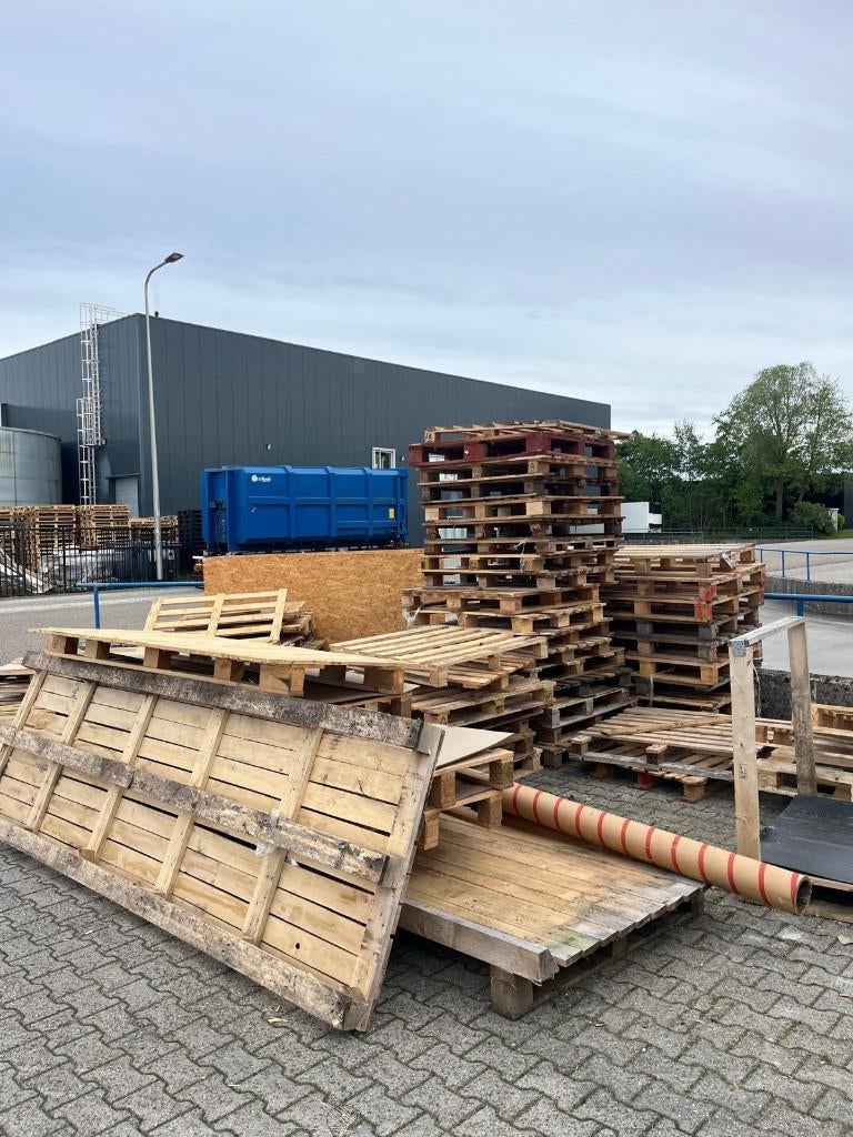 Hout / Pallets (gratis), Ophalen, Gebruikt, Minder dan 25 mm, Pallet