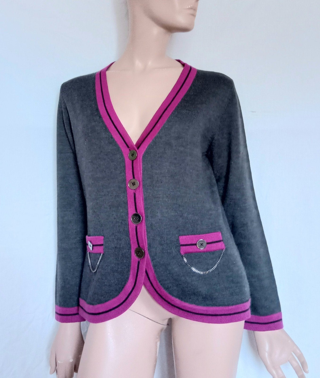 LUISA SPAGNOLI Vest , WOL, Kleding | Dames, Ophalen of Verzenden, Zo goed als nieuw, Maat 38/40 (M)