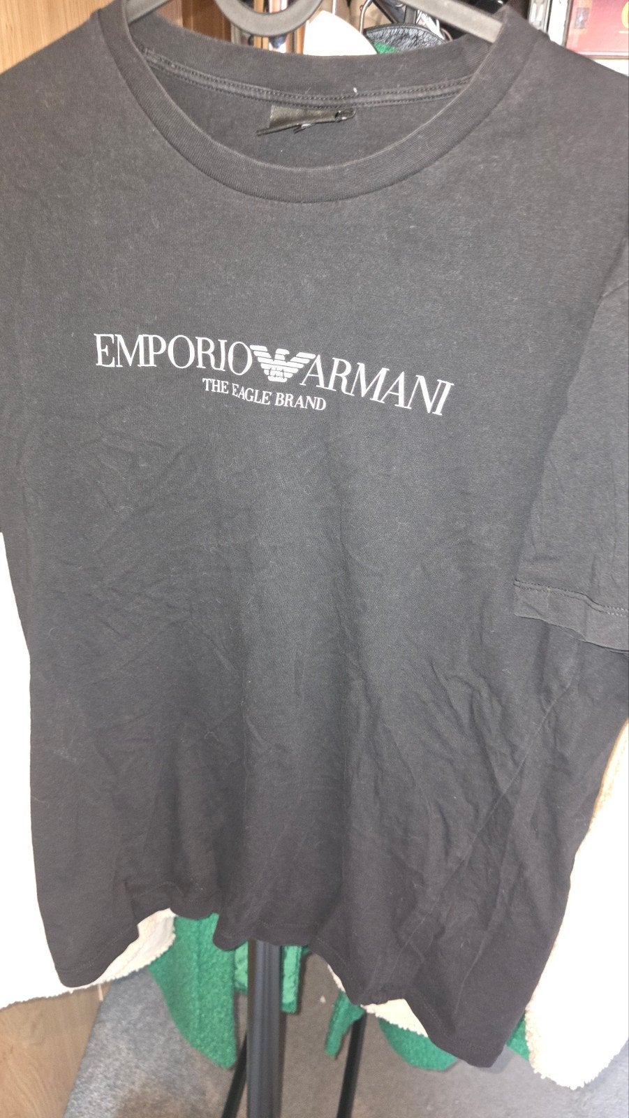 Emporio Armani T-shirt zwart maat M, Emporio Armani, Maat 48/50 (M), Zwart, Ophalen of Verzenden