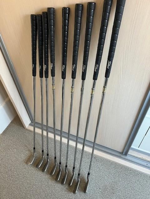 linkshandige ijzers titleist DCI 981, Sport en Fitness, Golf, Ophalen of Verzenden, Gebruikt, Set, Overige merken