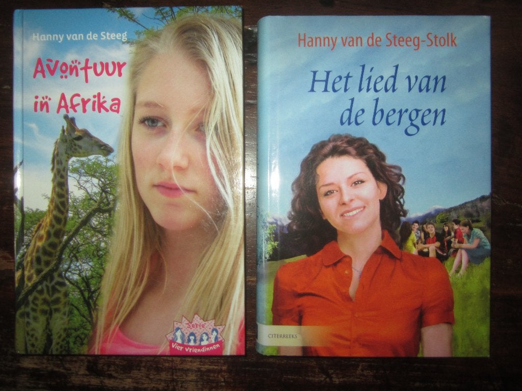 Hanny van de Steeg Avontuur in Afrika/lied bergen/Zoektocht, Boeken, Ophalen of Verzenden, Zo goed als nieuw