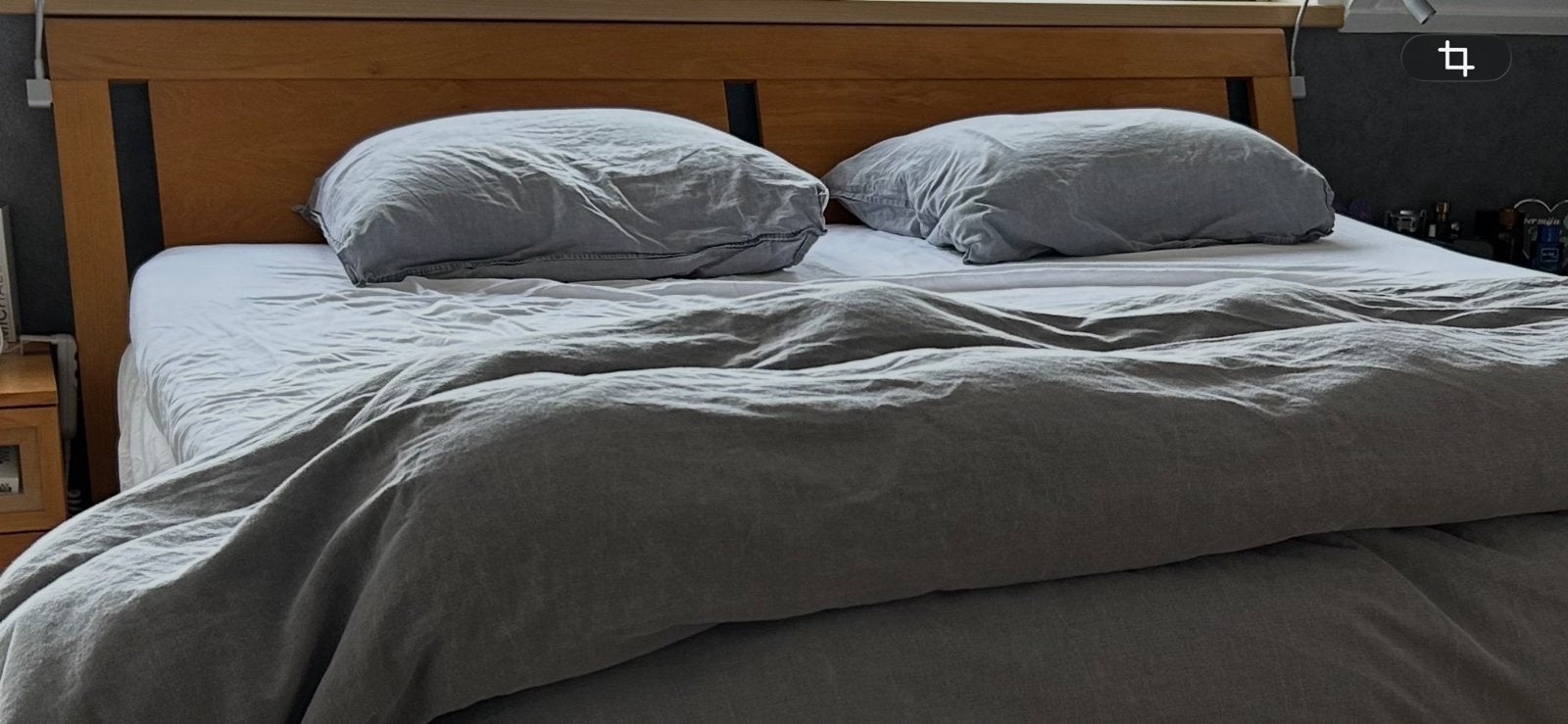Elektrische verstelbare boxsprings te koop, Ophalen, 90 cm, Beige, Tweepersoons