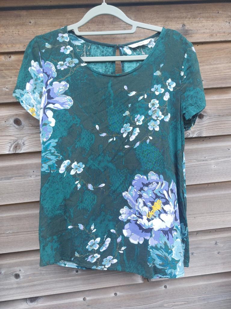 Groen bewerkt shirtje Only maat 36/S, Kleding | Dames, T-shirts, Ophalen of Verzenden, Zo goed als nieuw, Korte mouw, Maat 36 (S)