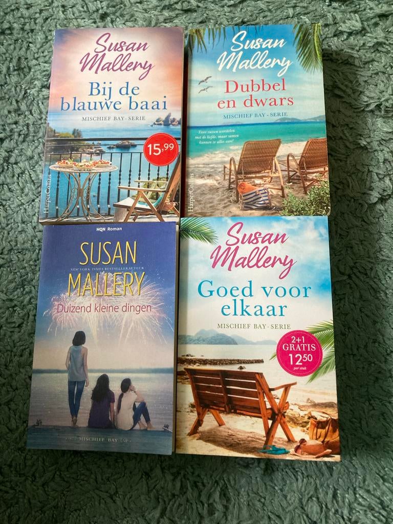 Susan Mallery boeken - Mischief Bay serie (4 boeken), Boeken, Ophalen of Verzenden, Zo goed als nieuw, Nederland