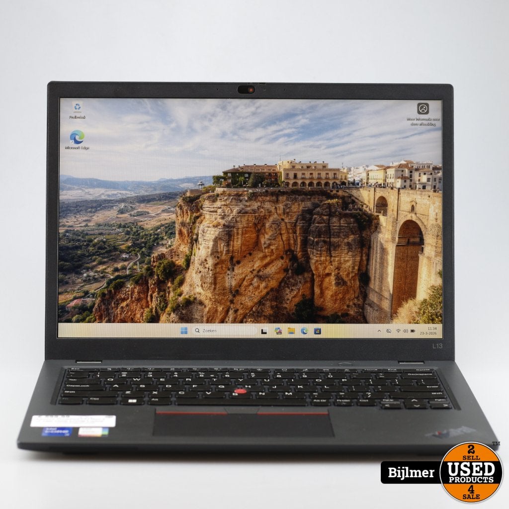 Lenovo ThinkPad L13 Gen 4 i7-13th 32GB 512GB Laptop, Computers en Software, Windows Laptops, Lenovo, Gebruikt, Support@lenovo.com