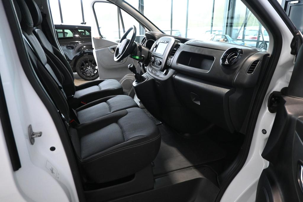Renault Trafic 2.0 dCi 120 T29 L2H1 Luxe Clima Cruise Contro, Stof, Met garantie (alle), Renault, Wit