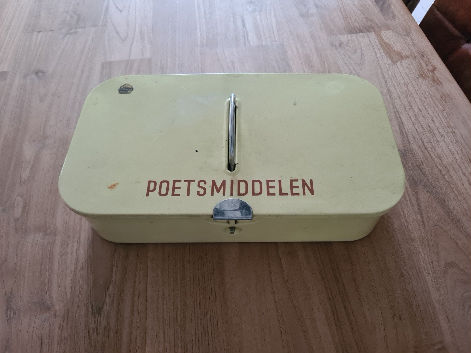 Vintage Brabantia Poetsmiddelen Blik - Made in Holland, Ophalen of Verzenden