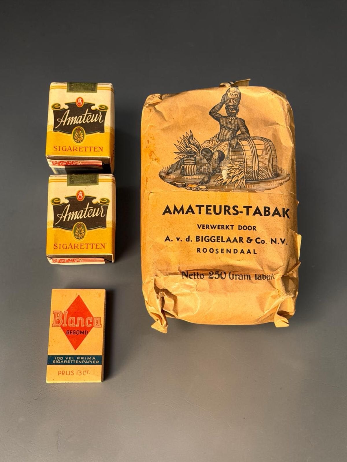 Rare Dutch WWII 'Amateur' Tobacco Collection, Verzenden, Zo goed als nieuw, Sigarenbandjes