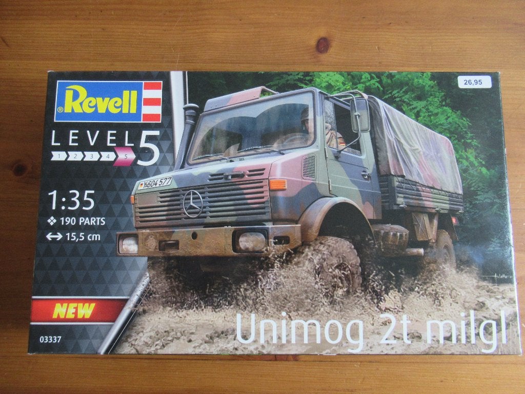 Unimog 2t milgl (Revell 1/35), Nieuw, Ophalen of Verzenden, Truck, 1:32 tot 1:50