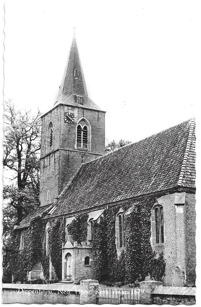 AK Diepenheim - Ned. Herv. Kerk anno 1679, Verzenden, 1960 tot 1980, Ongelopen, Overijssel