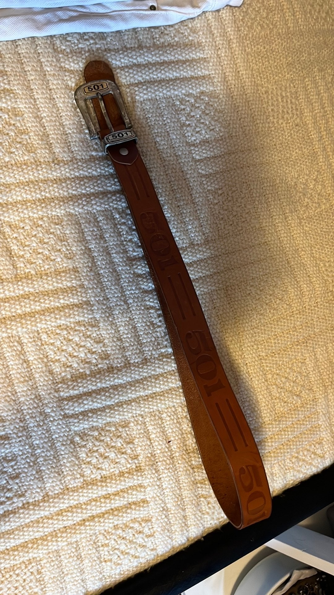 RIEM , LEVIS 501 origanal !!!! 90cm, Ophalen, Zo goed als nieuw, Overige kleuren, 80 tot 90 cm