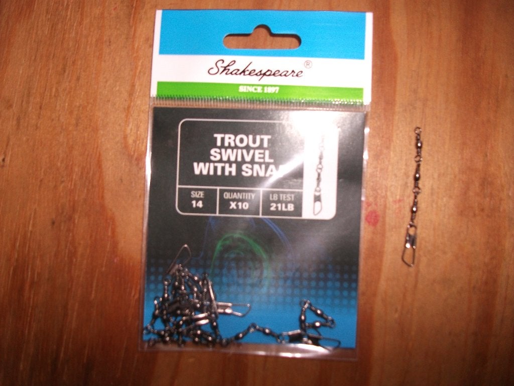 5 verpakkingen Shakespeare Trout Swivel With Snap, Ophalen of Verzenden, Nieuw, Overige typen