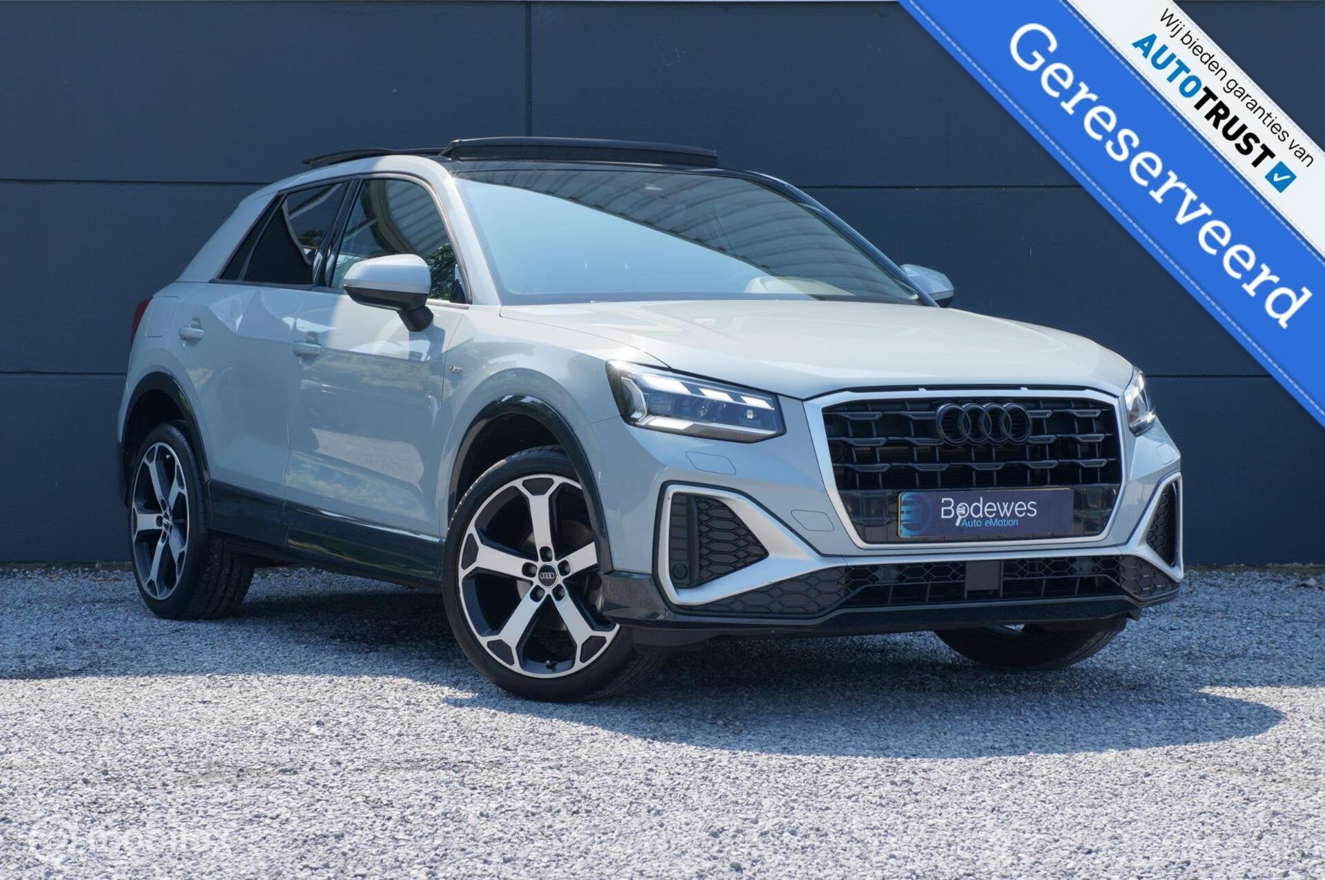 Audi Q2 35 TFSI S Tronic S Edition SLine Pano Matrix Cam PDC, 4 cilinders, 150 pk, Leder en Stof, Origineel Nederlands