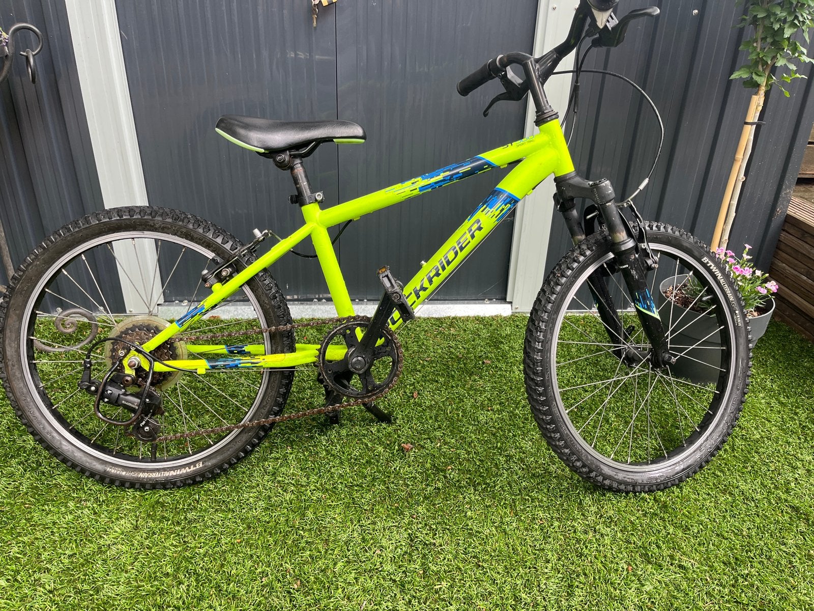 Mooie en goede Rockrider ST500!!, Ophalen, Velgrem, Versnellingen, Zo goed als nieuw