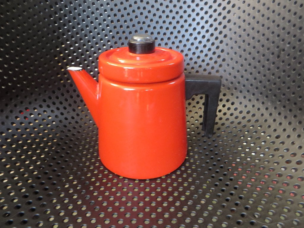 Grote koffie pot, Finel Fins vintage design, Kaj Franck rood, Ophalen of Verzenden