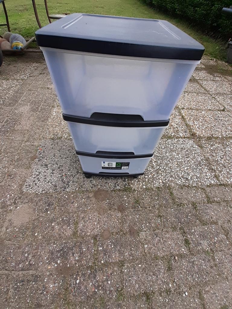 Ladekastje, Huis en Inrichting, Kasten | Ladekasten, Ophalen, 3 of 4 laden, Minder dan 100 cm, 25 tot 50 cm