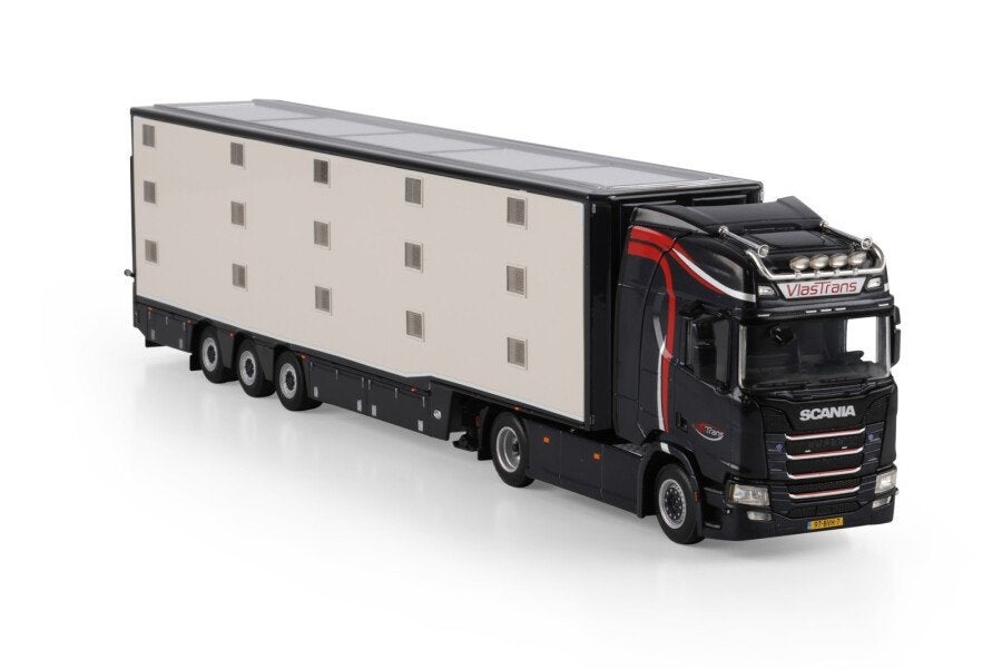 WSI SCANIA HIGHLINE  ISO THERM LIVE STOCK  VLASTRANS, Ophalen of Verzenden, Nieuw, Bus of Vrachtwagen, Wsi