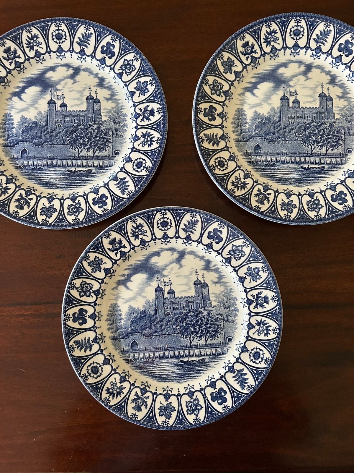 Exclusieve 3 Diner borden; koningklijk 1977‼️, Antiek en Kunst, Ophalen of Verzenden