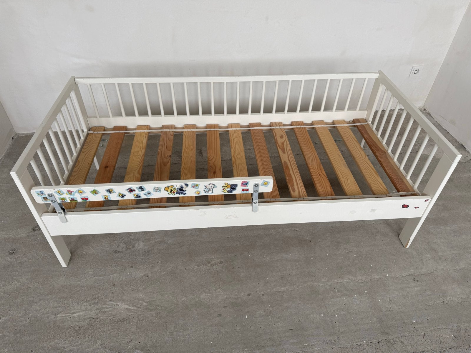 Ikea peuterbed met lattenbodem, Ophalen, Gebruikt, 70 tot 85 cm, Lattenbodem