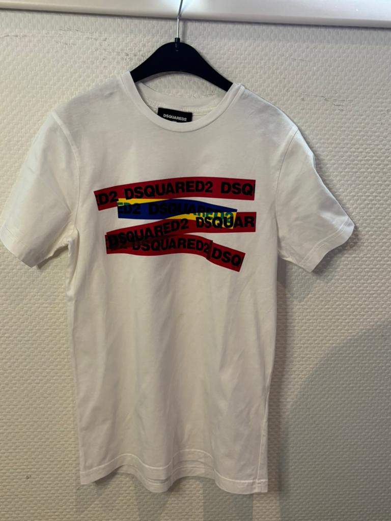 Dsquared2 shirt met leuke print 12 jaar, Ophalen of Verzenden, Zo goed als nieuw, Jongen, Shirt of Longsleeve