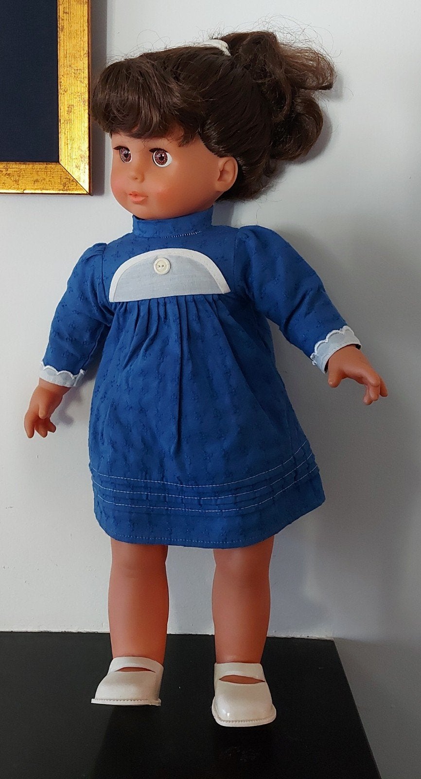 Vintage Lissi doll W Germany  in originele outfit, Ophalen of Verzenden, Zo goed als nieuw, Pop