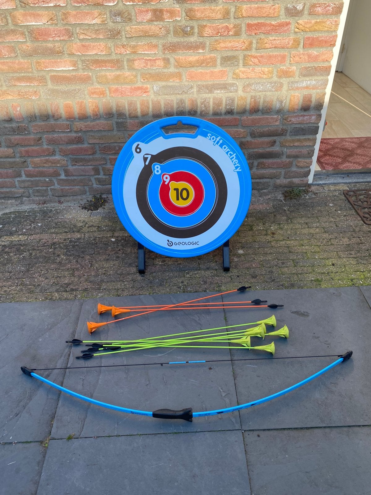 Pijl en boog met bord/ schietschijf, Ophalen of Verzenden, Gebruikt, Overige typen