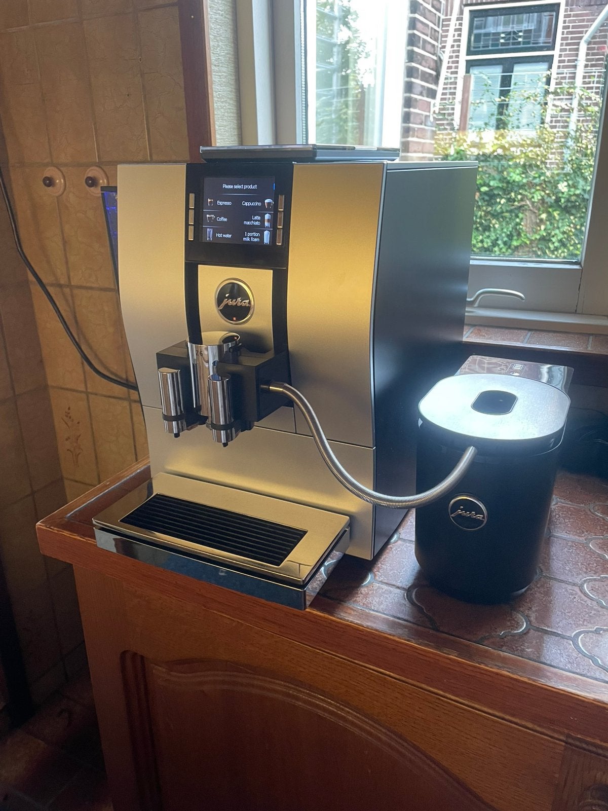 Jura Z6 Aluminium, Ophalen, Afneembaar waterreservoir, 10 kopjes of meer, Koffiemachine