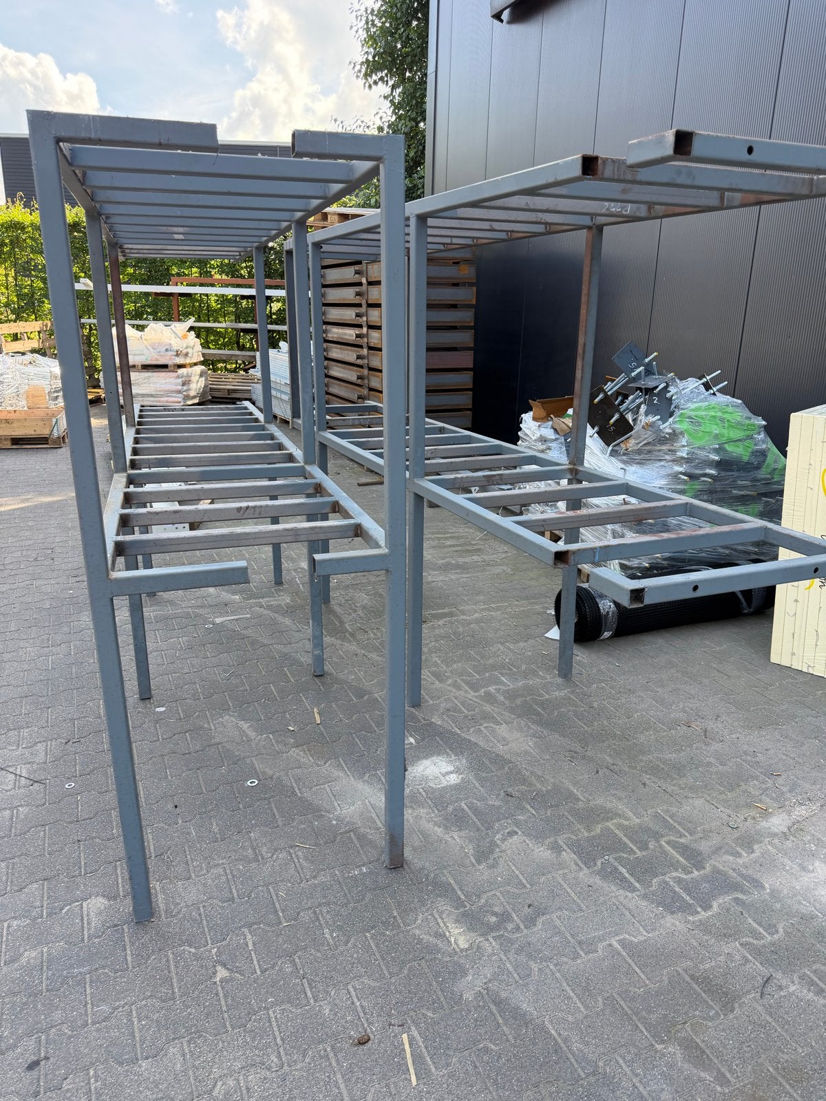 stalen stelling, Ophalen