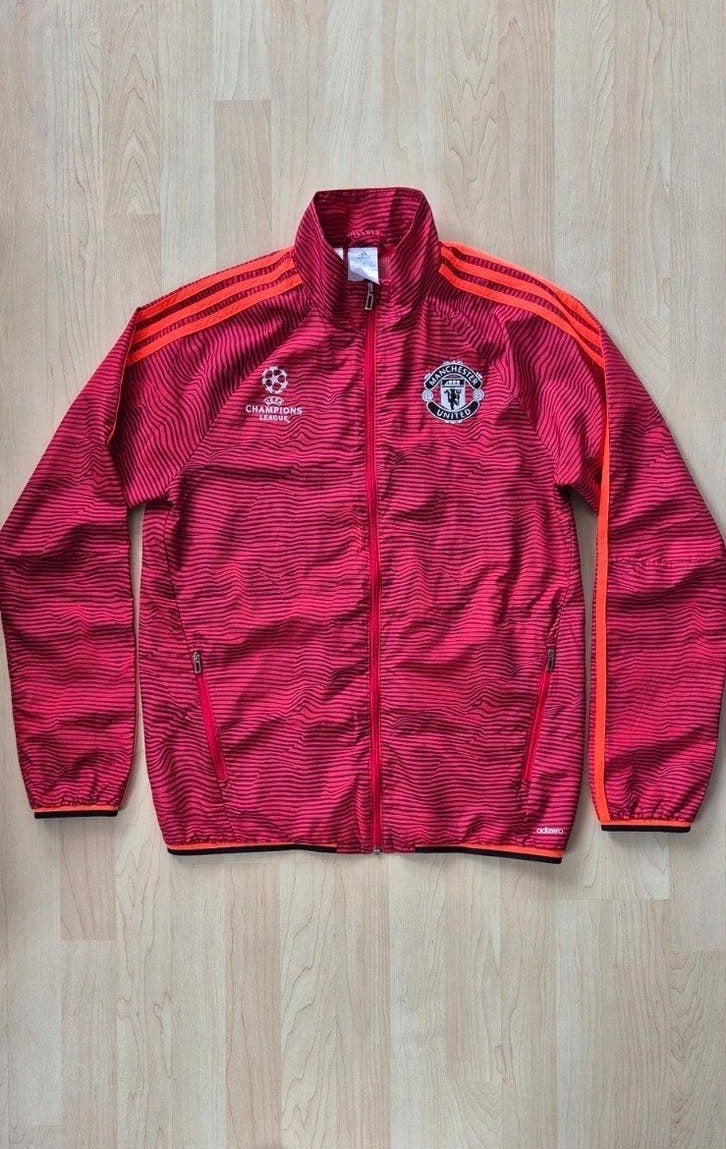 Adidas Manchester United Champions League Trainingsjack S, Ophalen, Zo goed als nieuw, Adidas, Voetbal
