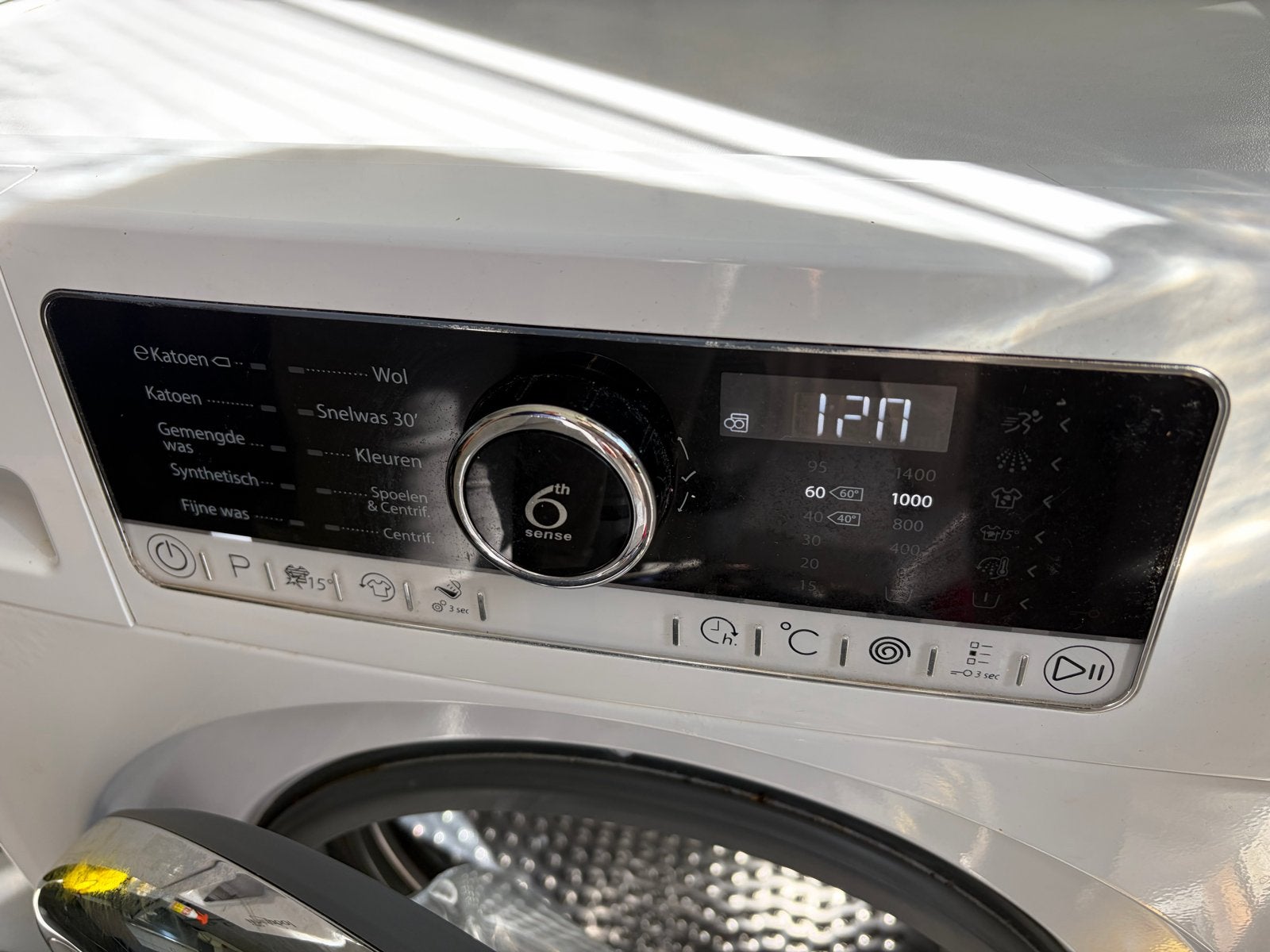 Whirlpool Wasmachine - Gebruikt met lichte schade, Ophalen, Gebruikt, Voorlader, Kort programma