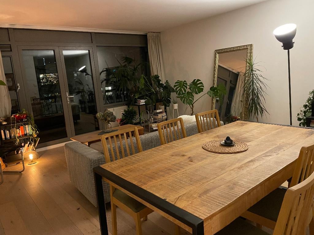 Dining Table Mango Wood, Ophalen, 50 tot 100 cm, Zo goed als nieuw, Vijf personen of meer