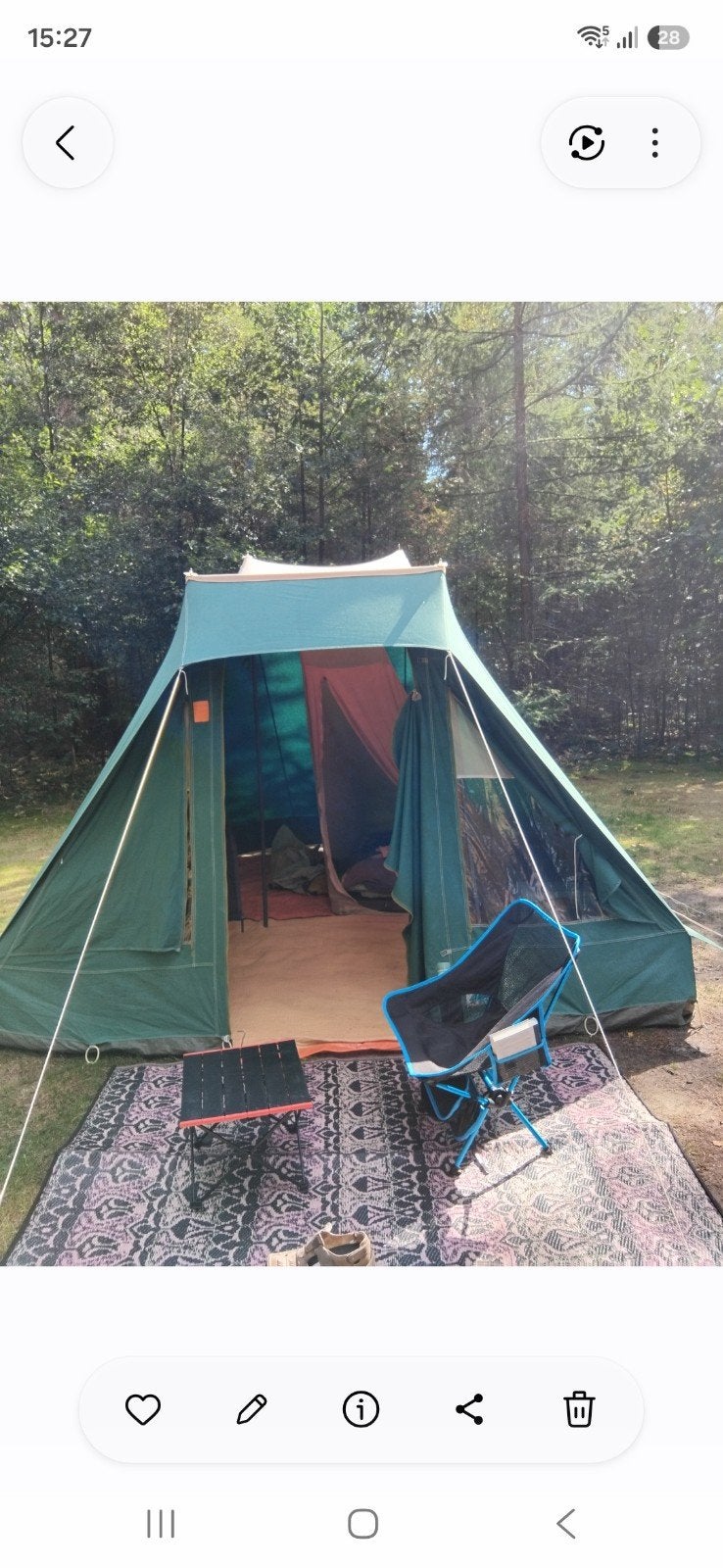 Japio tent met 1 slaapcabine, Caravans en Kamperen, Ophalen of Verzenden