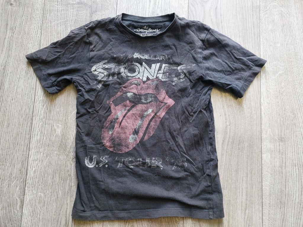 Vintage Rolling Stones T-shirt - Maat 140, Kinderen en Baby's, Gebruikt, Jongen of Meisje, The Rolling Stones, Ophalen of Verzenden