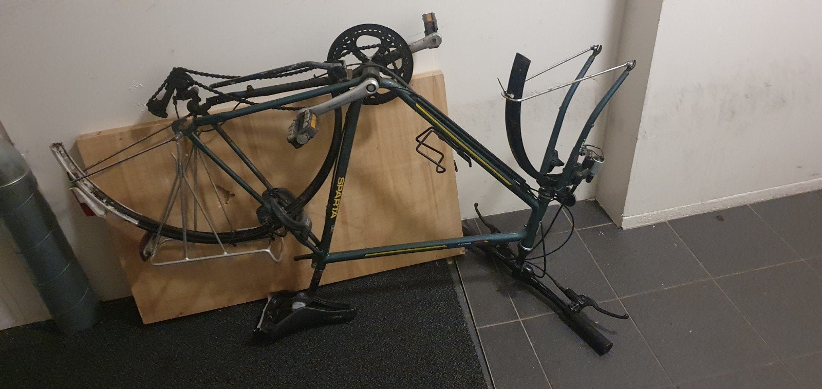 fiets oud ijzer of onderdelen, Ophalen, Gebruikt