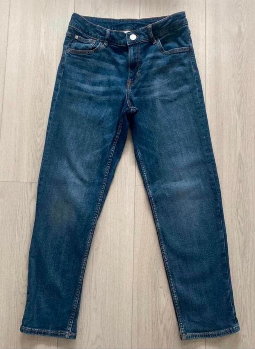 H&M Relaxed Fit Adjustable Waist Tapered Leg maat 152, Kinderen en Baby's, Kinderkleding | Maat 152, Ophalen of Verzenden, Zo goed als nieuw