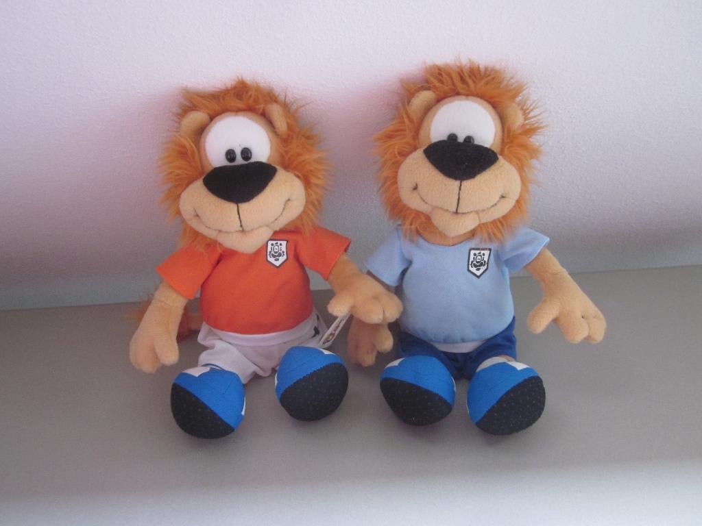 Geesink Studios Loeki de Leeuw oranje no.10 en blauw no.5, Overige merken, Overige karakters, Nieuw, Middelgroot (20 tot 80 cm)