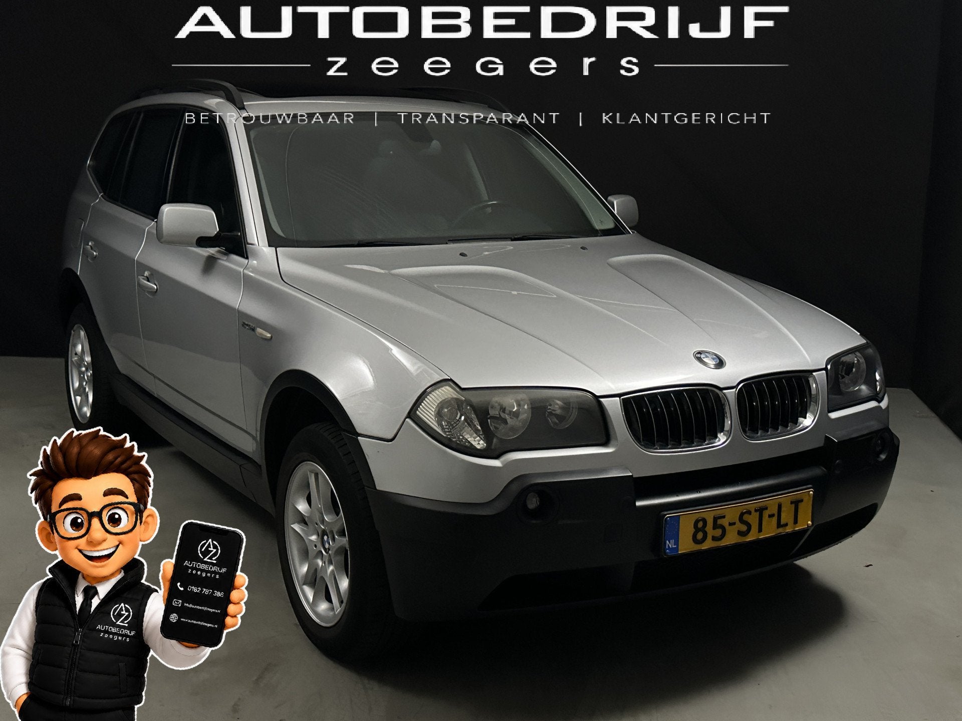 BMW X3 2.5i *Automaat*Goed Onderhouden* (bj 2006), Automaat, Electronic Stability Program (ESP), Origineel Nederlands, Bedrijf