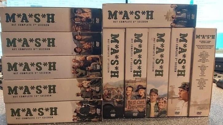 M*A*S*H complete serie,11 seizoenen, 33 dvd Nederlandse subs, Boxset, Ophalen of Verzenden, Zo goed als nieuw, Komedie