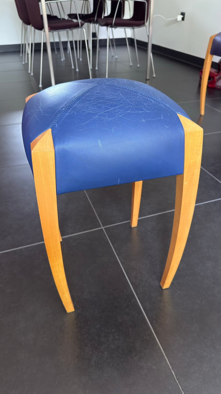 Kruk Montis Octopus azuurblauw, Ophalen, Gebruikt, Hout