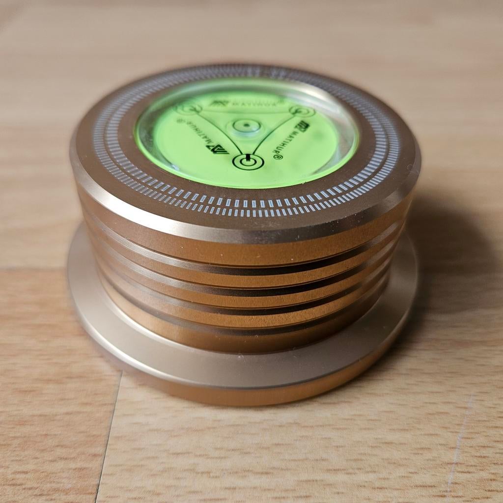 Aandrukgewicht LP Stabilisator 185 gram Rose Gold, Ophalen of Verzenden, Nieuw, Platenspeler-onderdeel, Overige merken