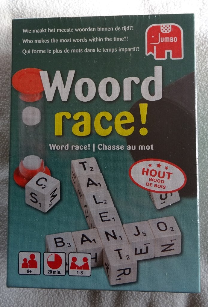 Woord race Jumbo Spel ontwikkeling taal Familiespel Nieuw, Ophalen of Verzenden, Nieuw, Jumbo