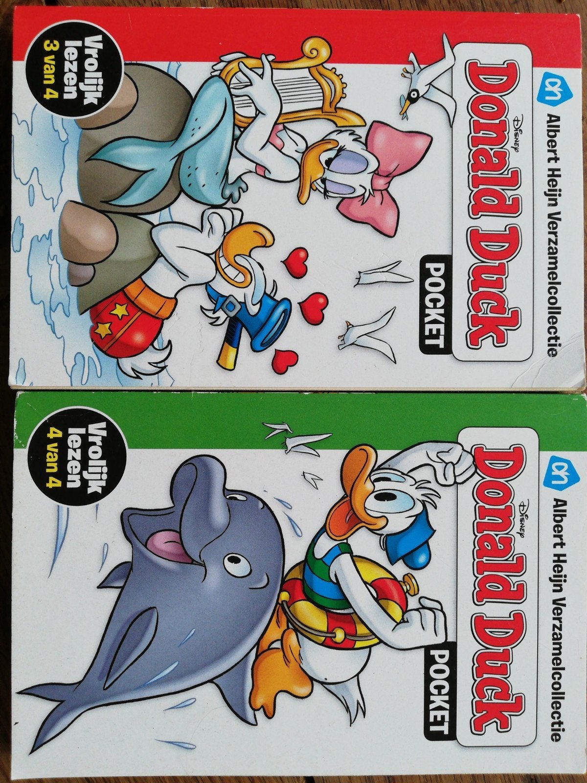 Albert Heijn Verzamelcollectie Donald Duck Pocket (2 stuks), Meerdere stripboeken, Ophalen of Verzenden, Zo goed als nieuw, Walt Disney