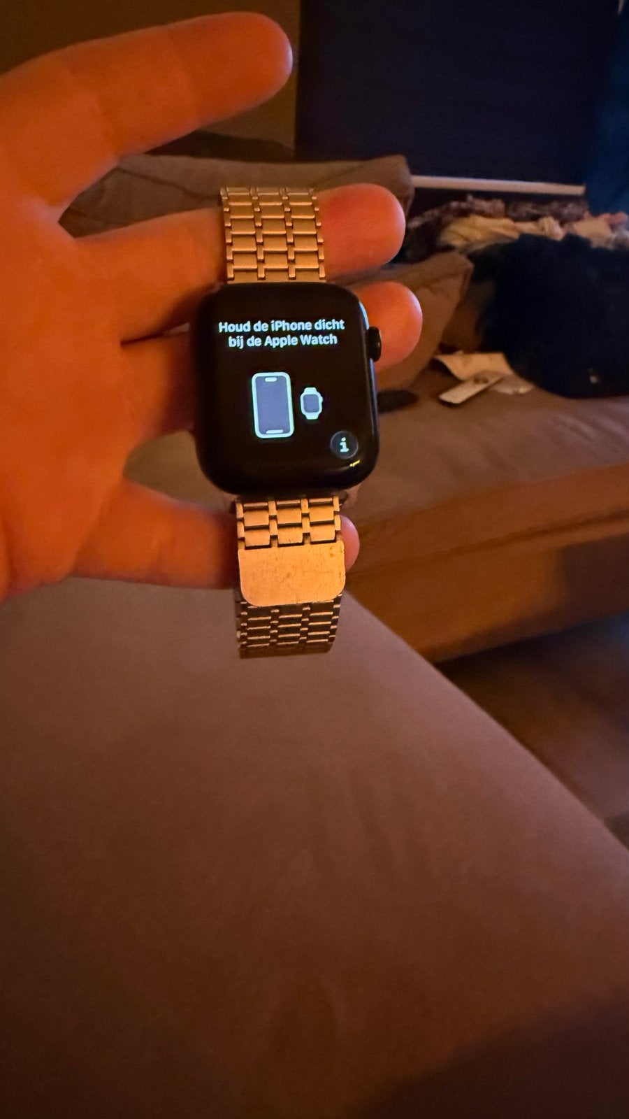 Apple Watch watch 9 45 mm, Ophalen, Hartslag, Zwart, IOS