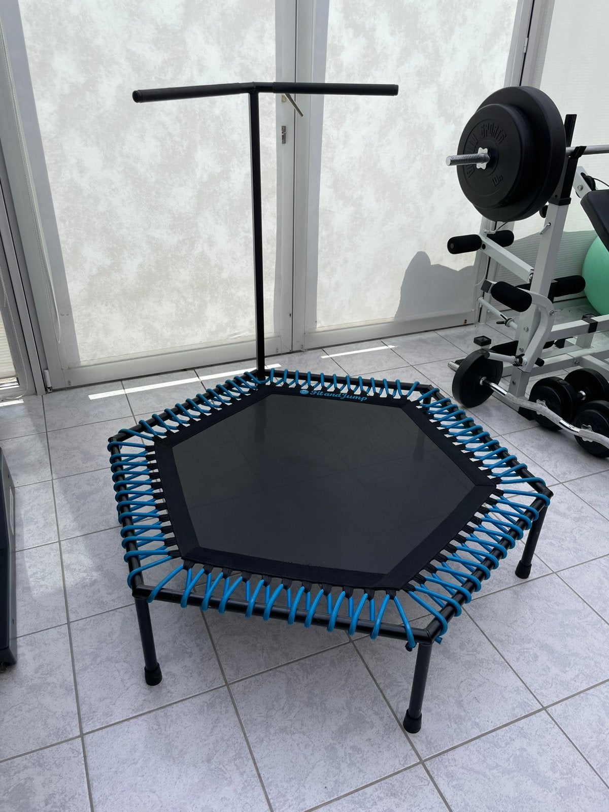Fit and Jump fitness trampoline – professionele kwaliteit, Ophalen, Gebruikt, Overige typen