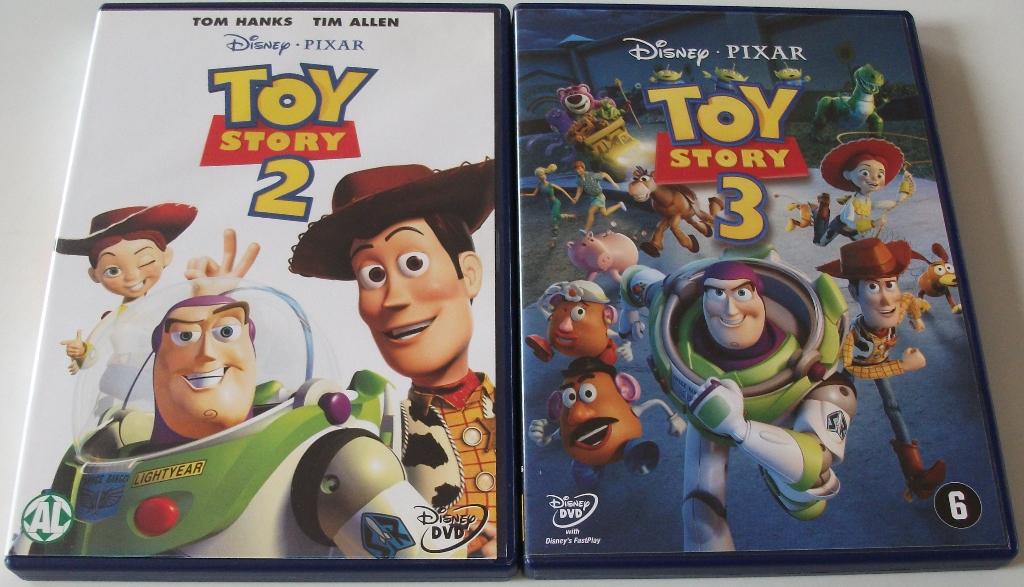 Dvd *** TOY STORY *** Walt Disney Deel 2 + 3, Tekenfilm, Ophalen of Verzenden, Zo goed als nieuw, Alle leeftijden