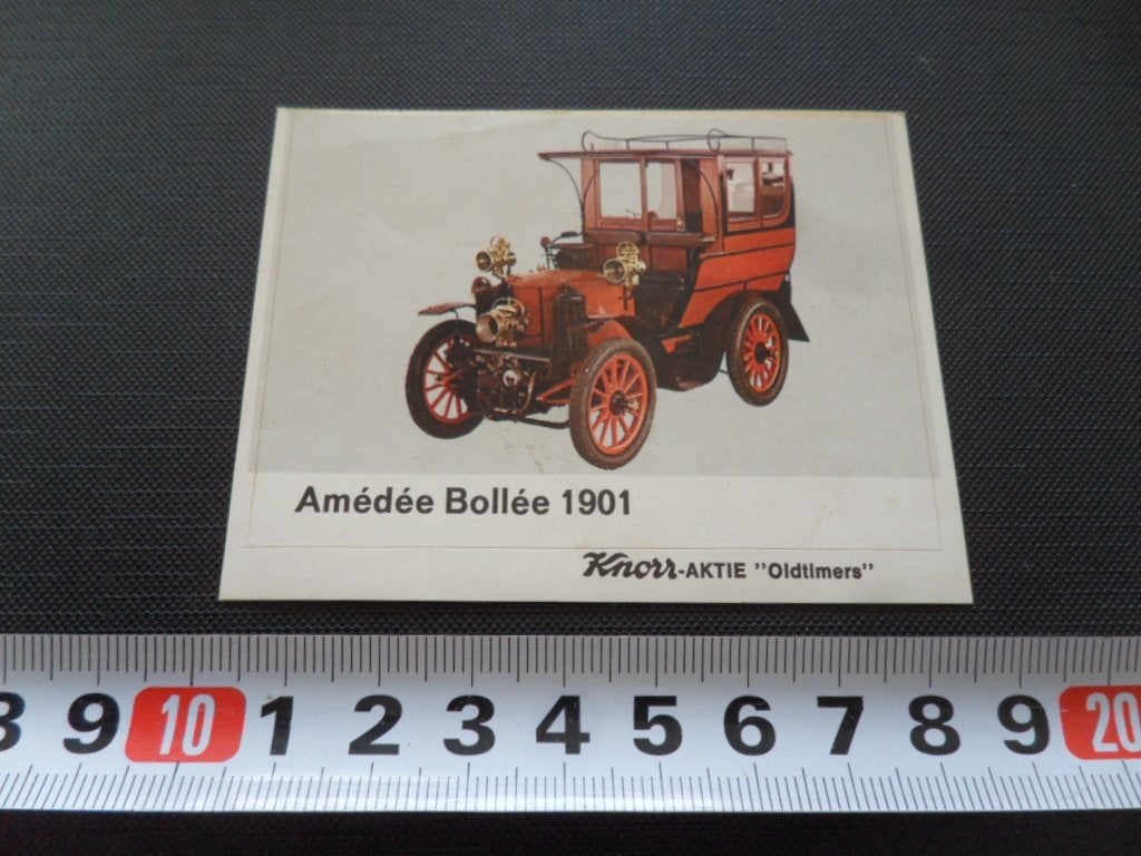sticker KNORR Oldtimer  Amédée Bollée 1901, Ophalen, Zo goed als nieuw